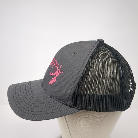 SFA Snapback Trucker Hat Gray One Size Adjustable Embroidered 6 Panel Richardson - Picture 3 of 10
